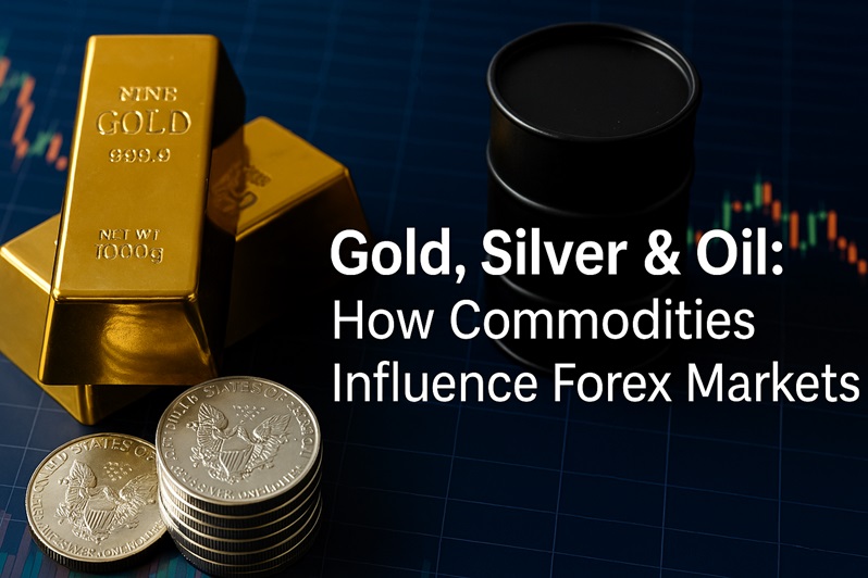 Gold, Silver & Oil - How Commodities Influence Forex Markets